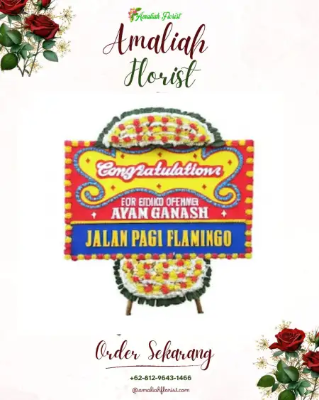 Sewa Papan Bunga Krian